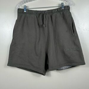 Essentials x Fear Of God Men’s Sweatpants Shorts in Olive Green Size Large